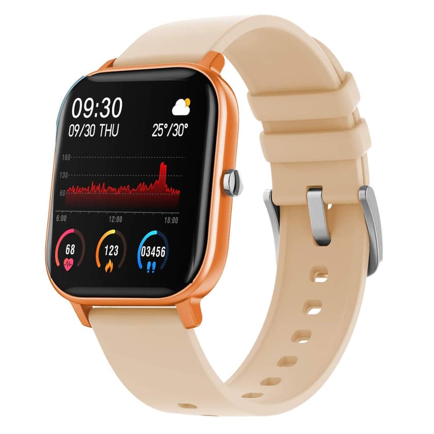 fire boltt ninja dial smartwatch gold black