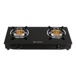 Shop FABER Jumbo 2BB BK 2 Burner Gas Stove glass top online | Poorvika