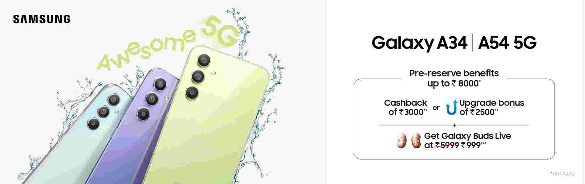 Samsung Galaxy A34 &amp; A54 5G
