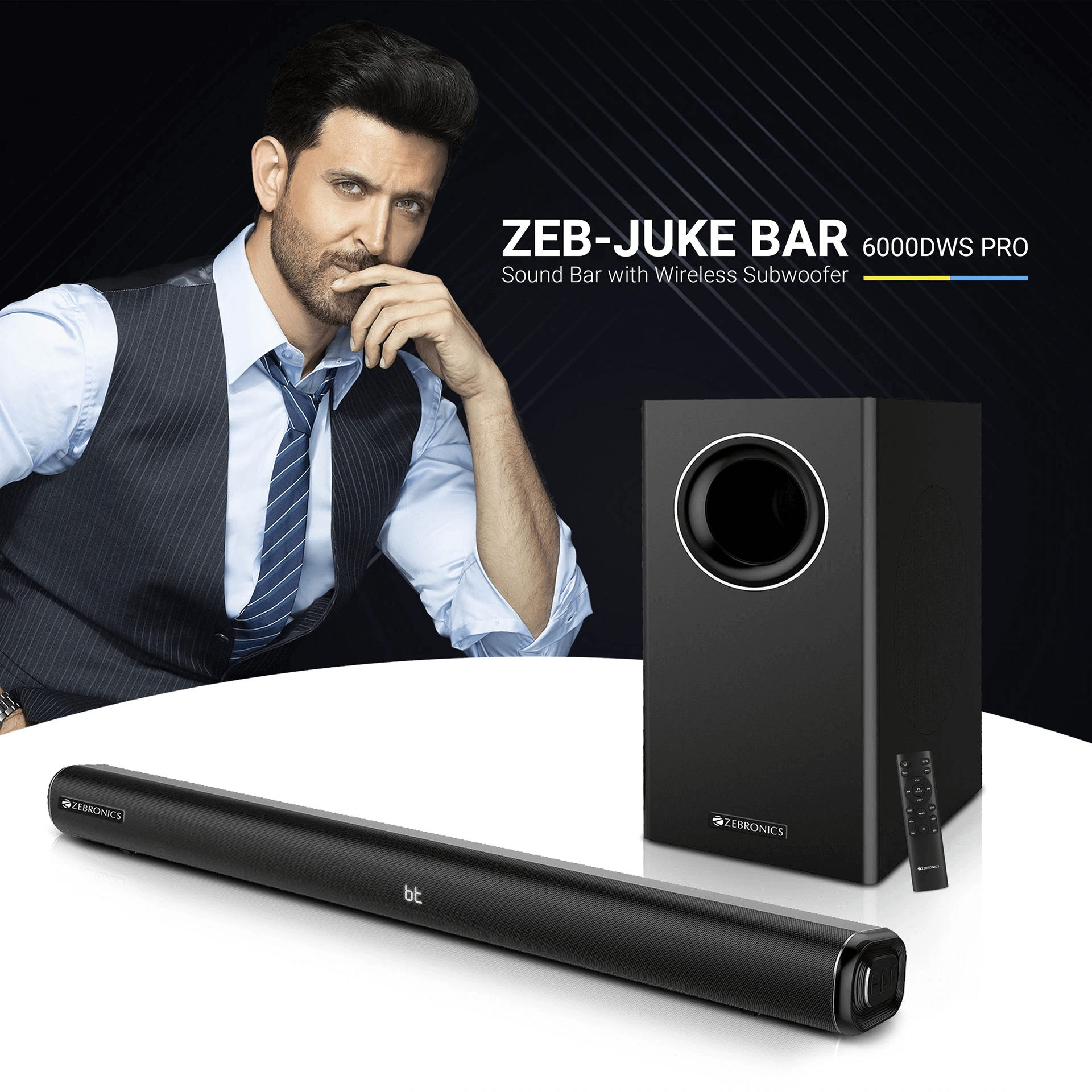 zebronics sound bar subwoofer