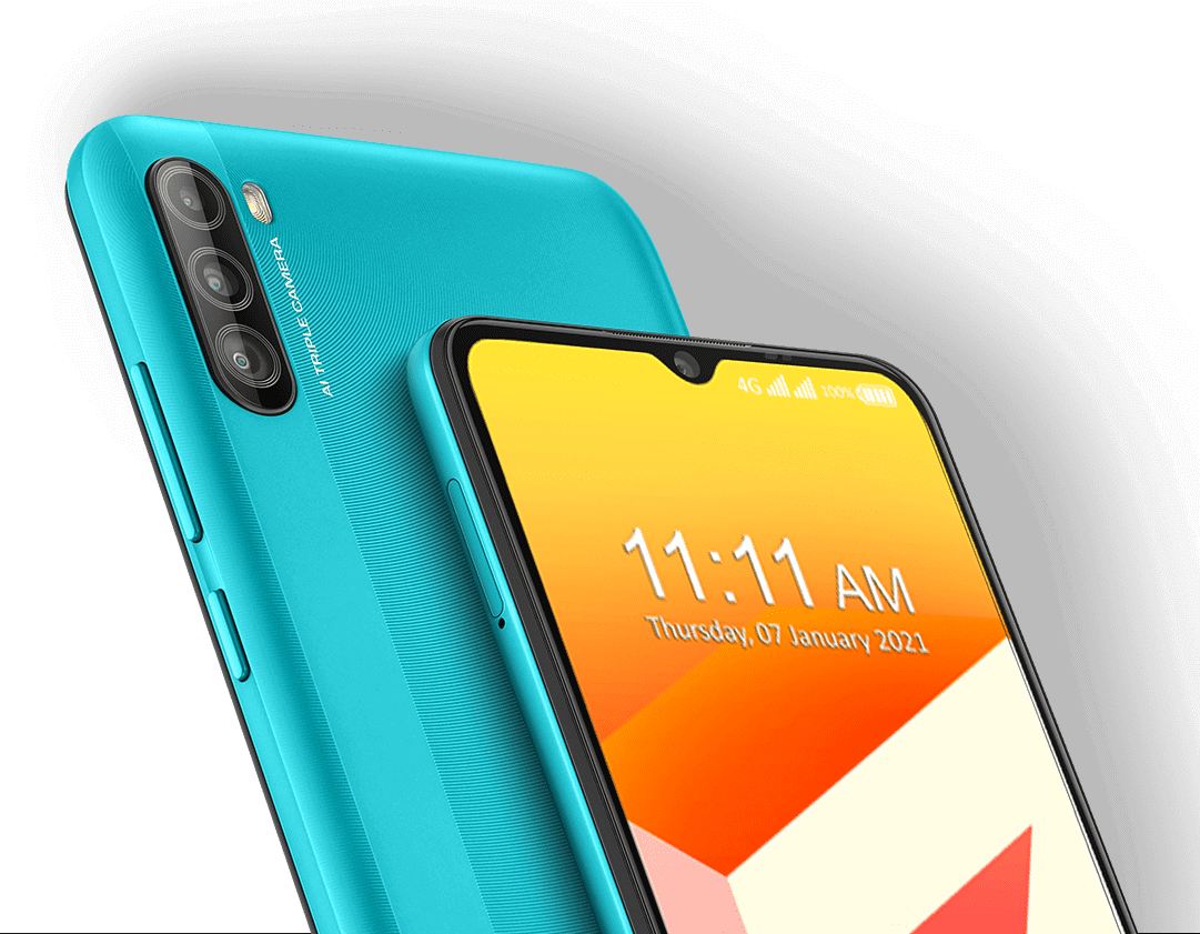 Lava Z6(6GB-64GB,Aqua Blue)