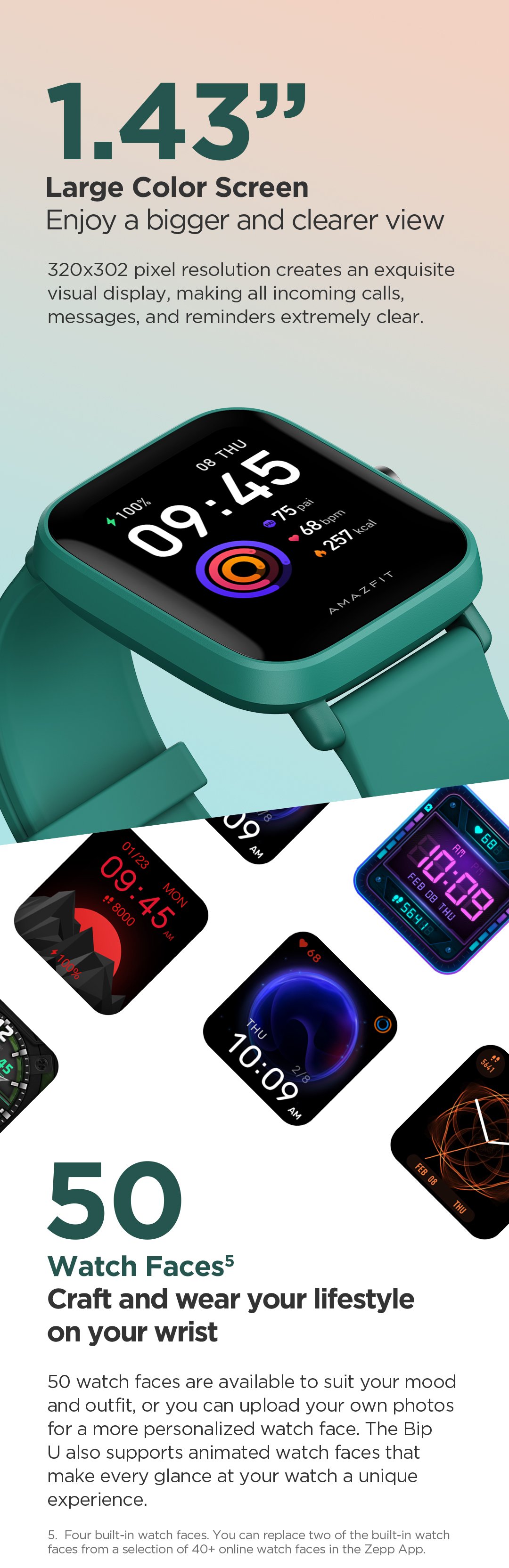 watchface bip u