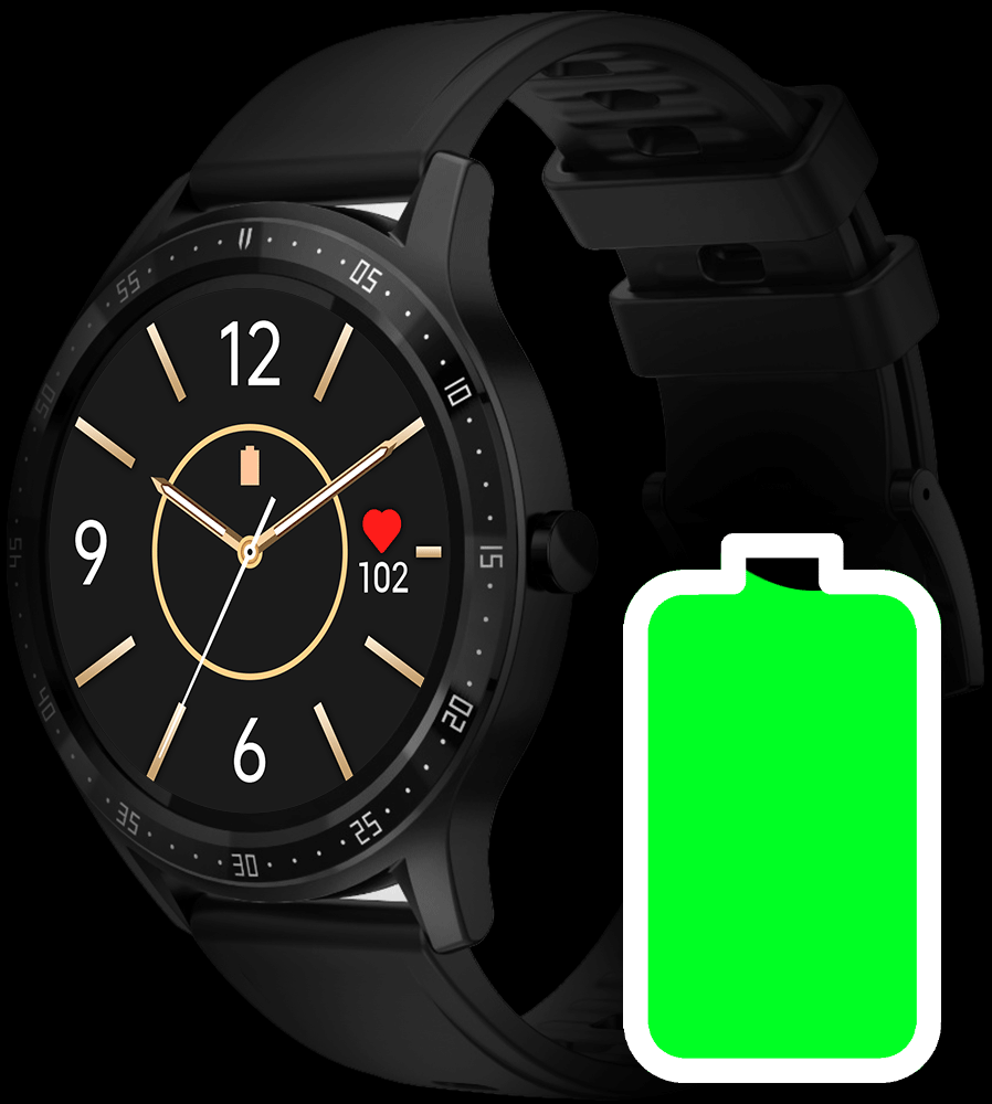 FireBoltt 360 SpO2 Smartwatch Black