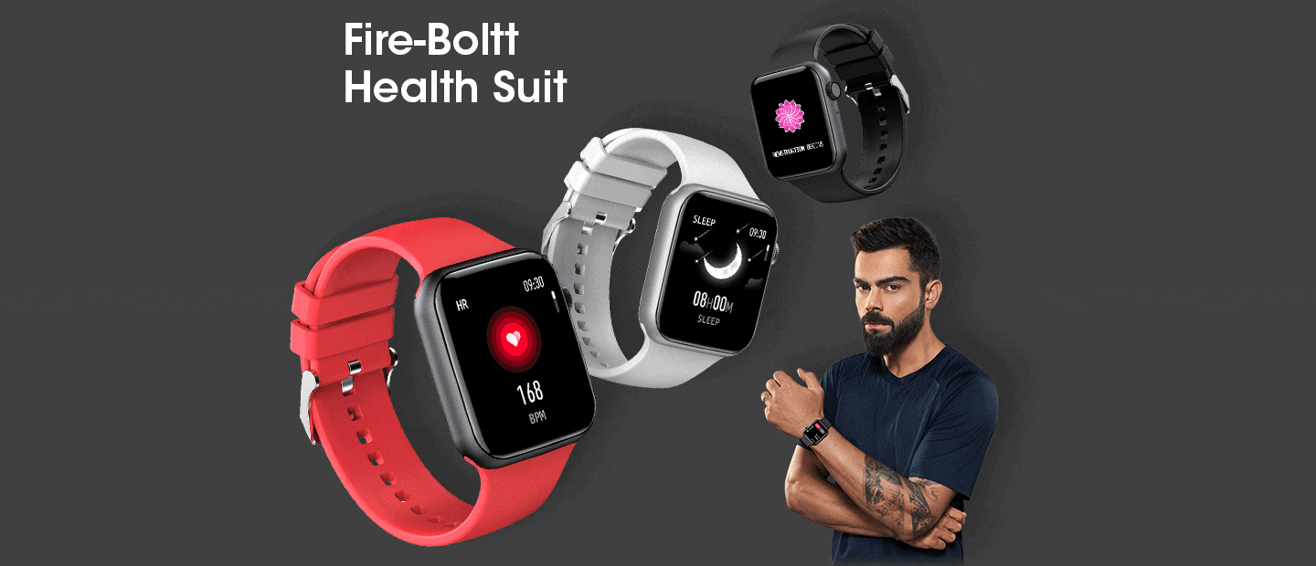 Fire Boltt Call Smartwatch Health suit