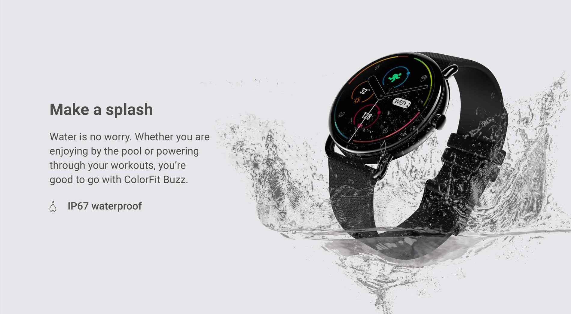 NoiseFit Buzz Smartwatch Waterproof