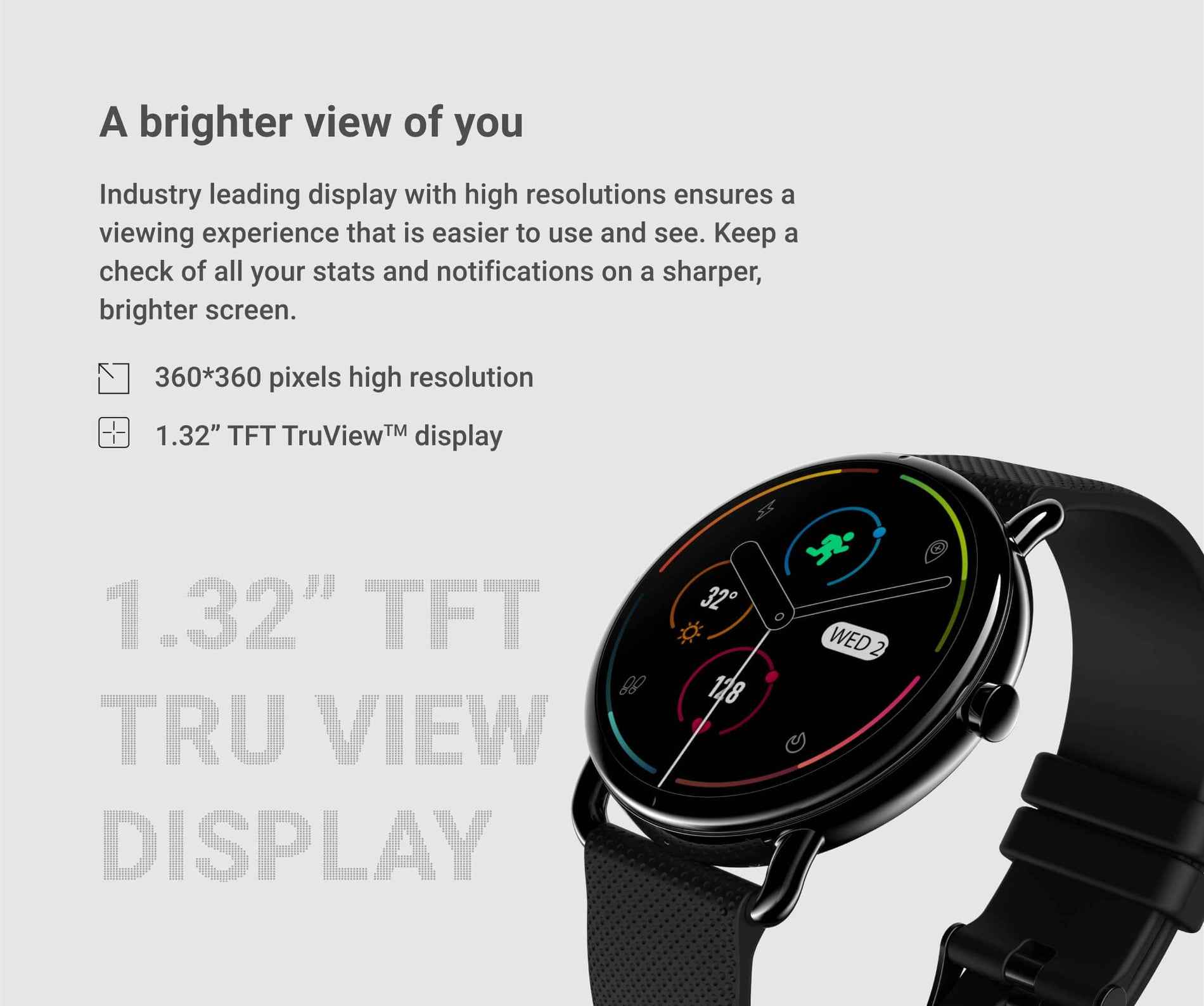 NoiseFit Buzz Smartwatch display