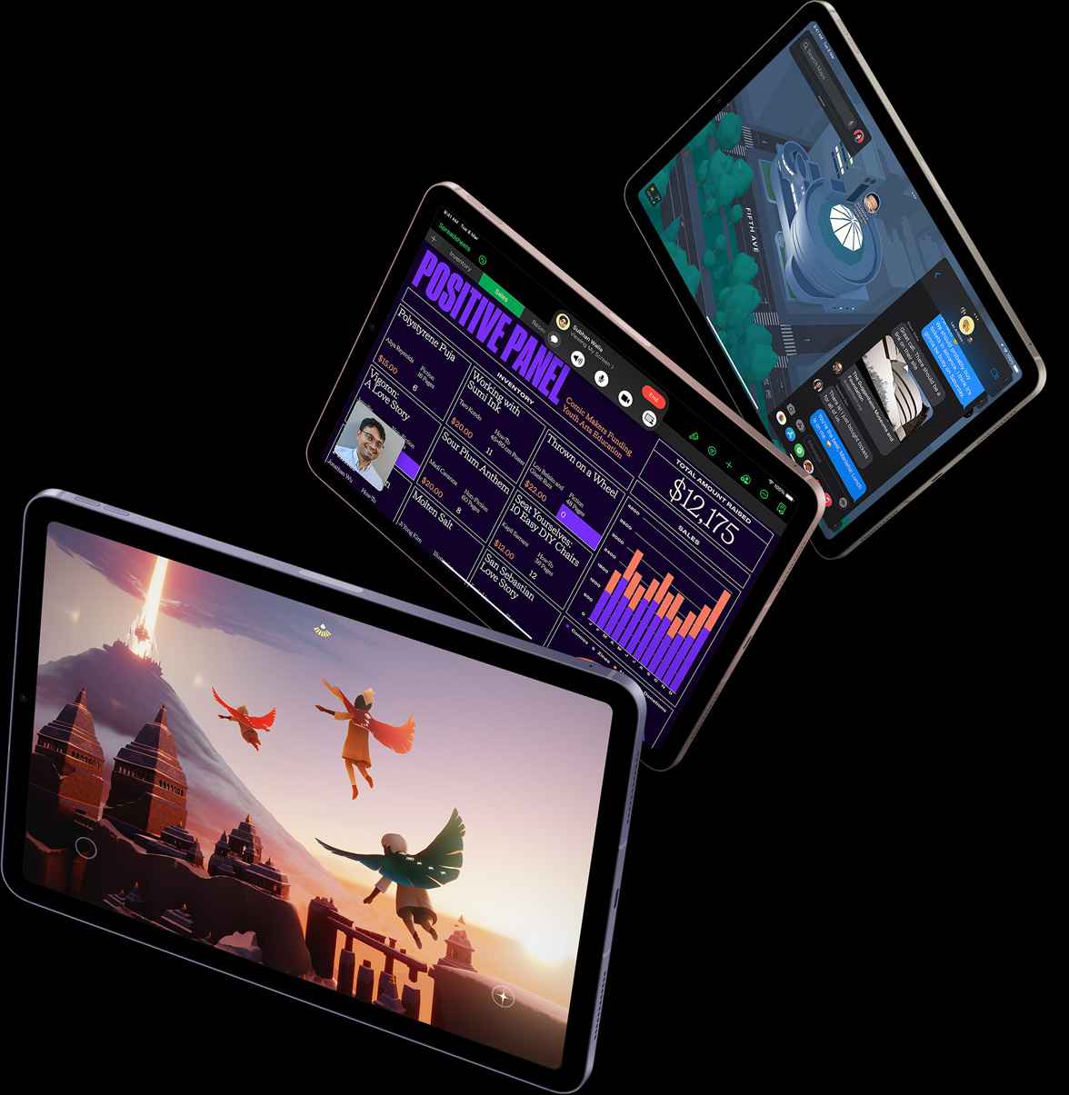 Grab Apple iPad Air 10.9 inch (256GB, Purple) online from Poorvika